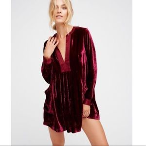 Choose Me Velvet Mini Dress